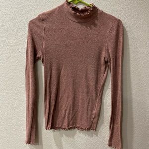 Topshop womens pink/nude colored top